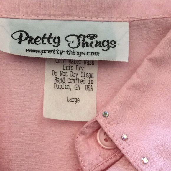 Vintage Pretty Things Long Sleeved Blouse. Embellishments On Front And Sleeves. - Picture 4 of 8